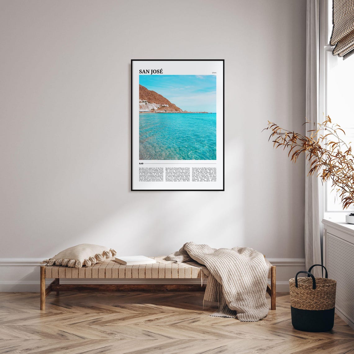 San Jose Spain Turquoise Bay Whitewashed Coastal Village Travel Poster - Image 4
