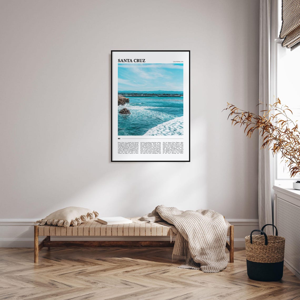 Santa Cruz Travel Poster No 2 Santa Cruz Wall Art Santa Cruz Poster Print Santa Cruz Photo Santa Cruz Decor California Usa - Image 4