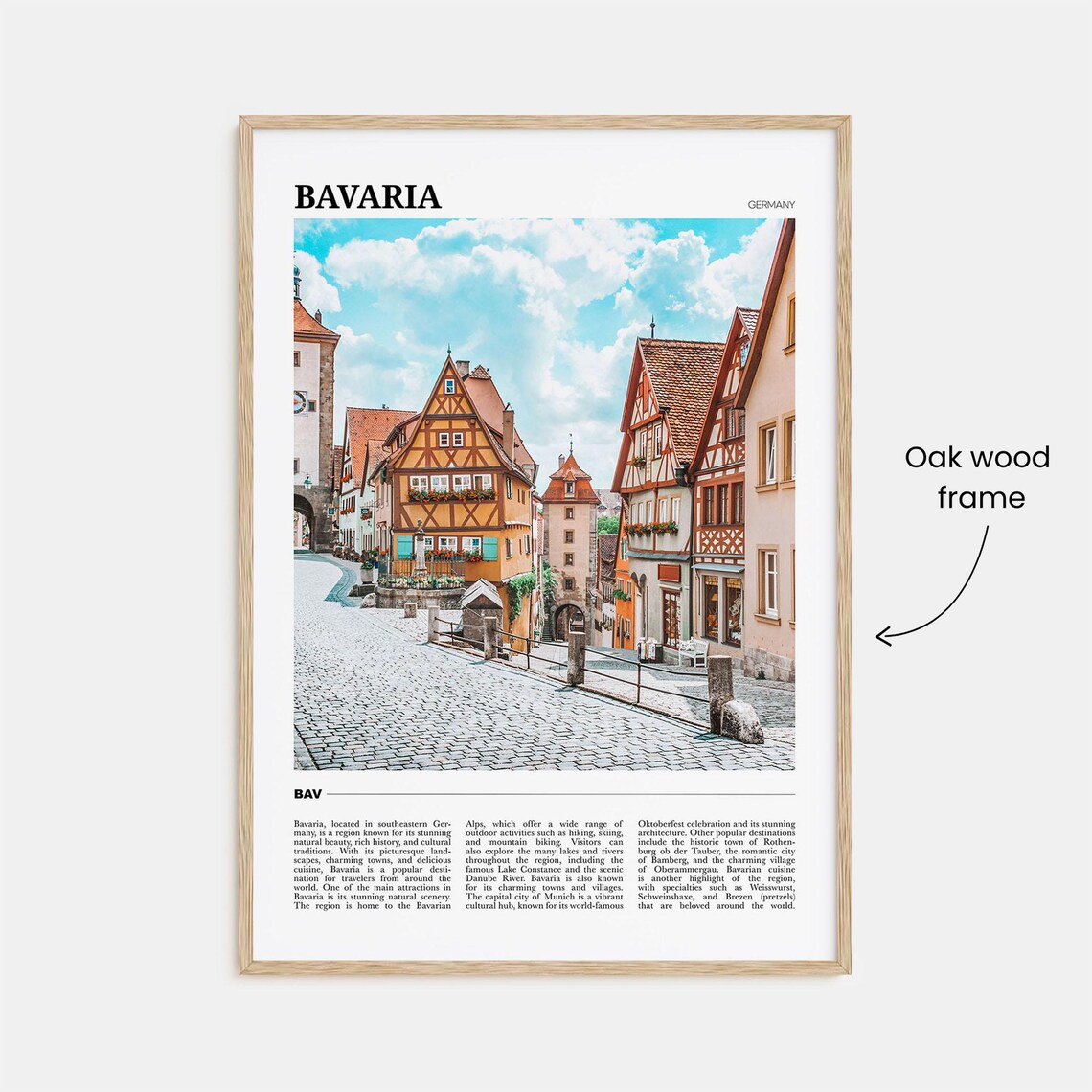Bavaria Travel Poster, Germany Art Print - Image 3
