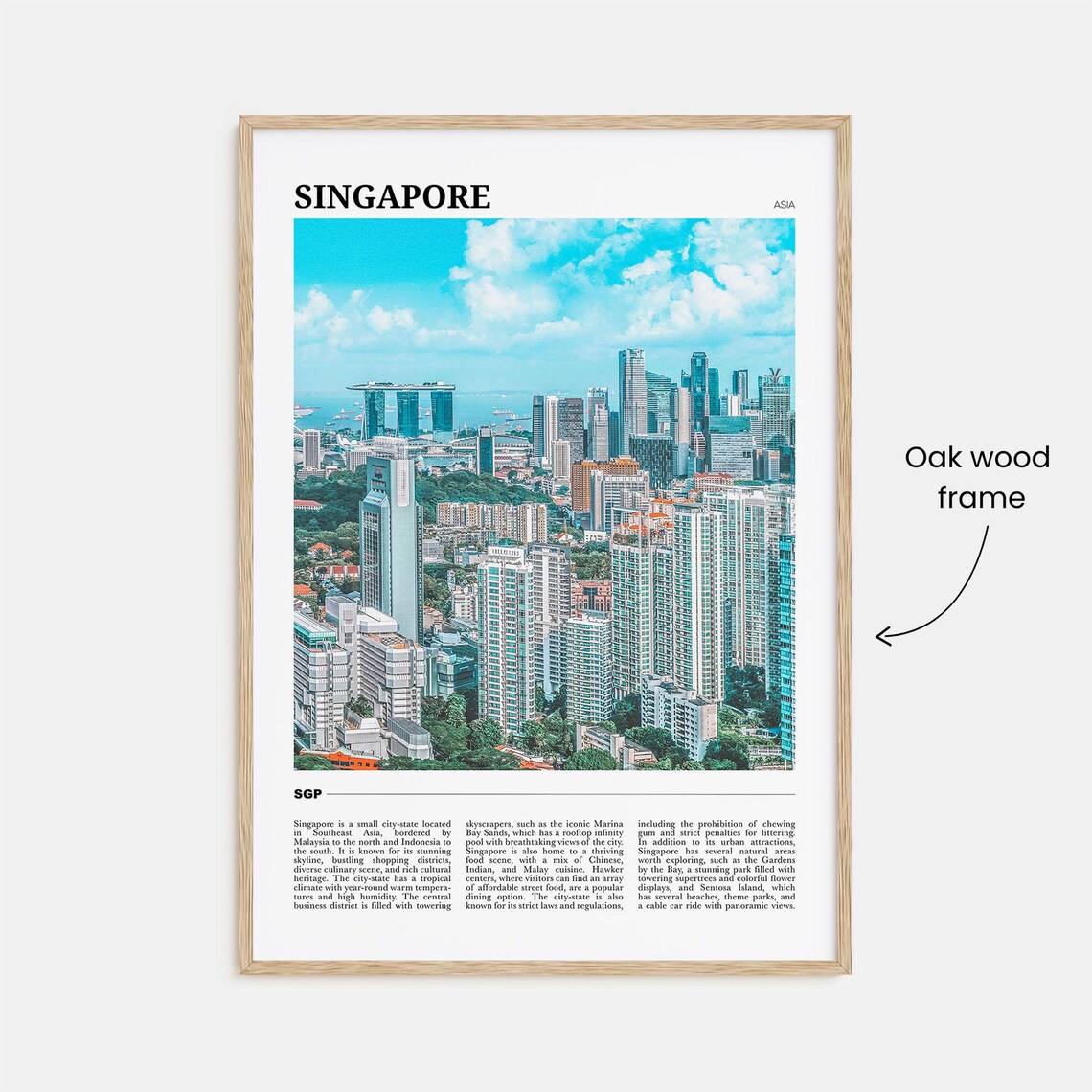 Singapore Photo Poster Print - Image 3