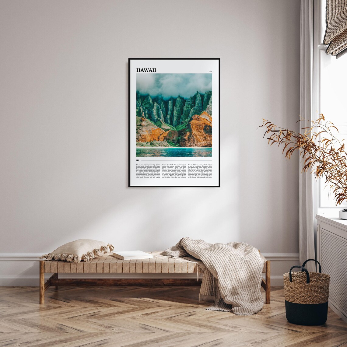 Hawaii Travel Poster No 4, Hawaii Wall Art Print - Image 4