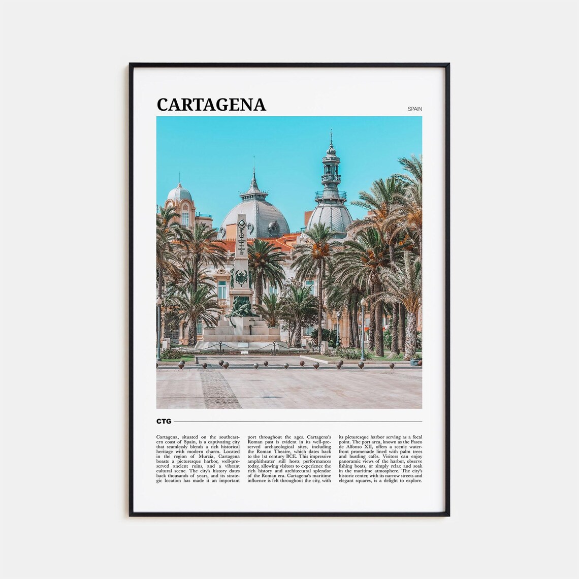 Cartagena Spain No 2 Travel Poster