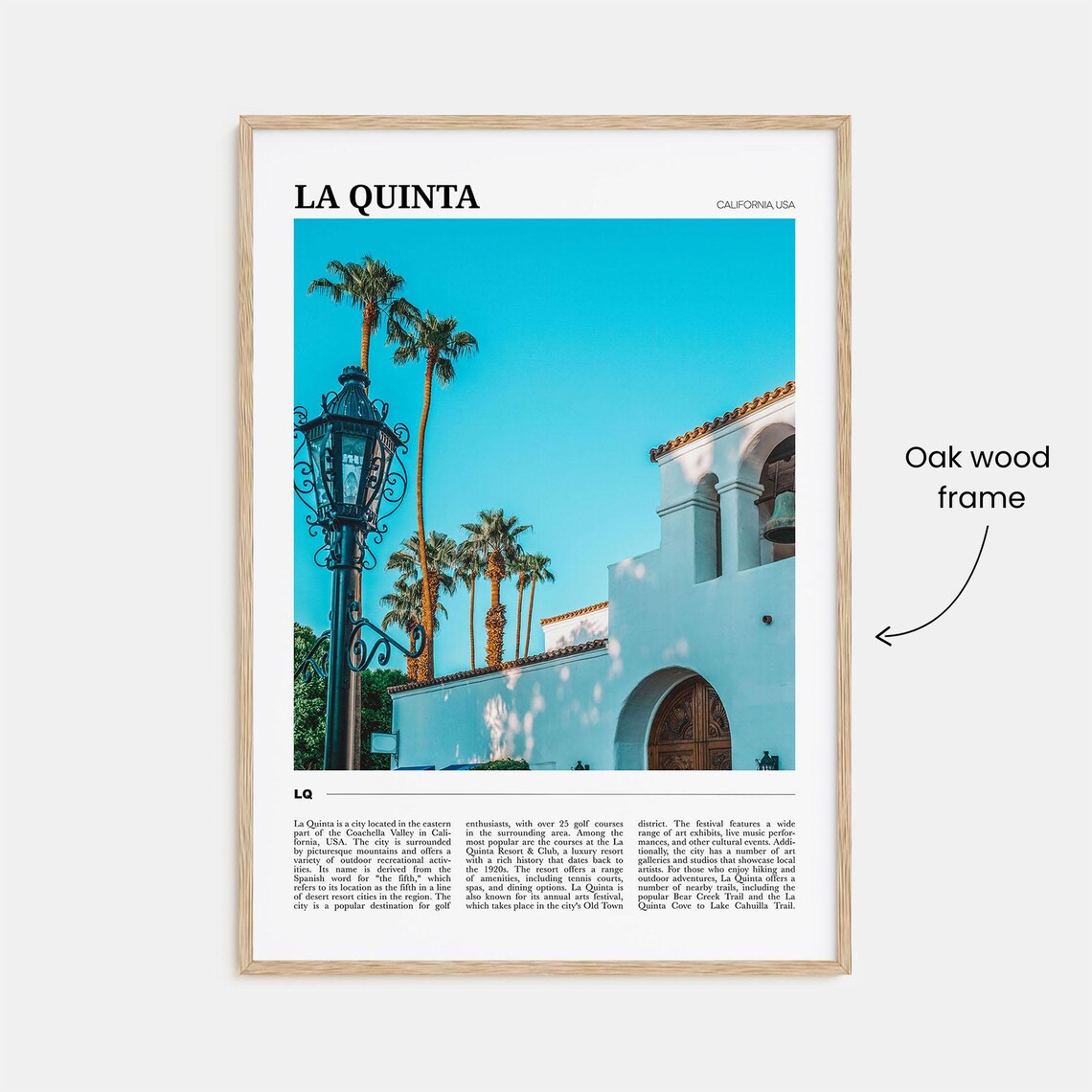 La Quinta Travel Poster, California USA Art Print - Image 3