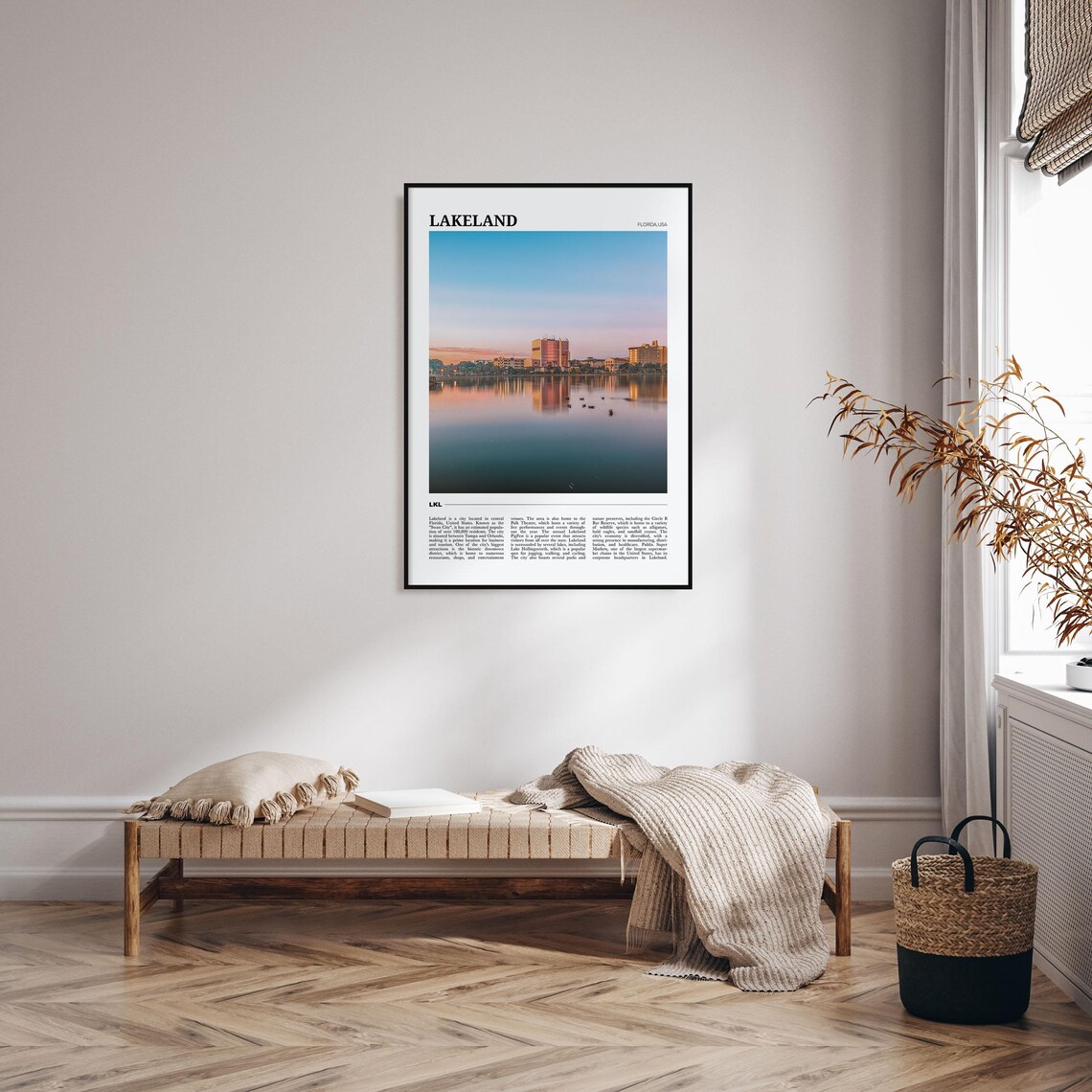 Lakeland Travel Poster, Florida USA Art Print - Image 4