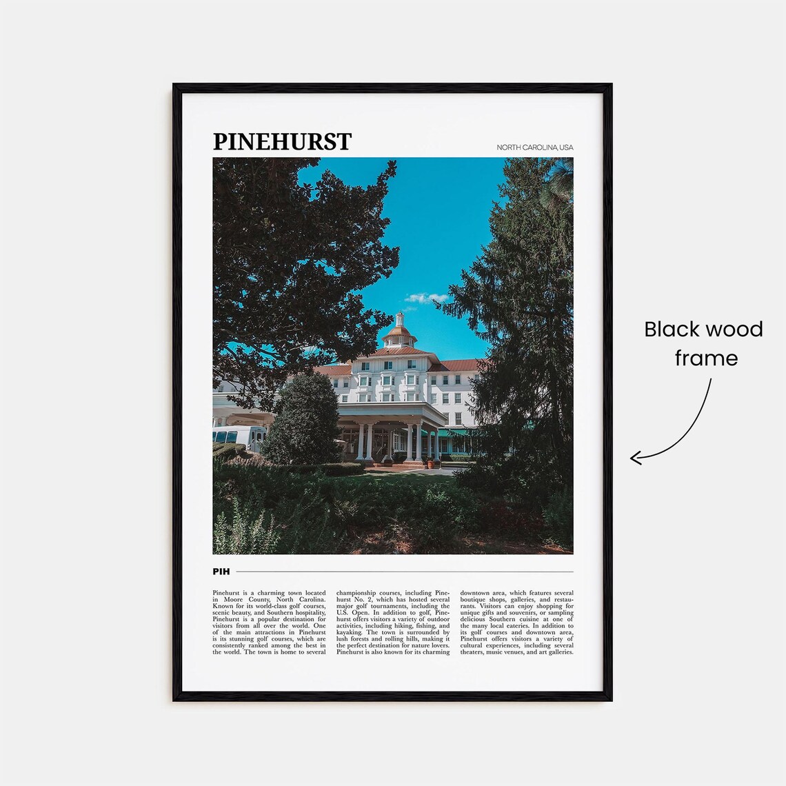 Pinehurst Travel Poster, North Carolina Art Print - Image 2