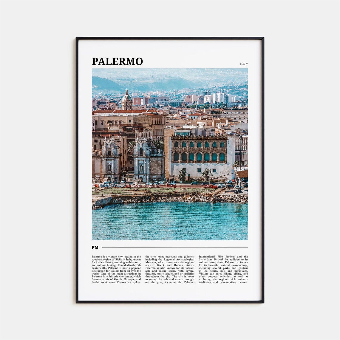 Palermo Photo Italy Wall Art Print