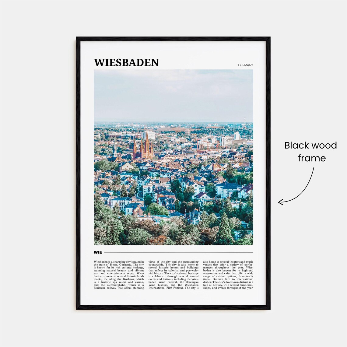 Wiesbaden Travel Poster, Germany Travel Poster - Image 2