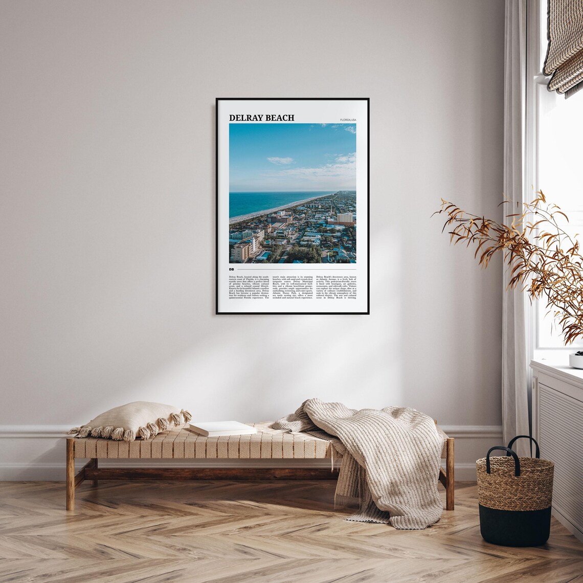 Delray Beach Travel Poster, Florida USA Art Print - Image 4