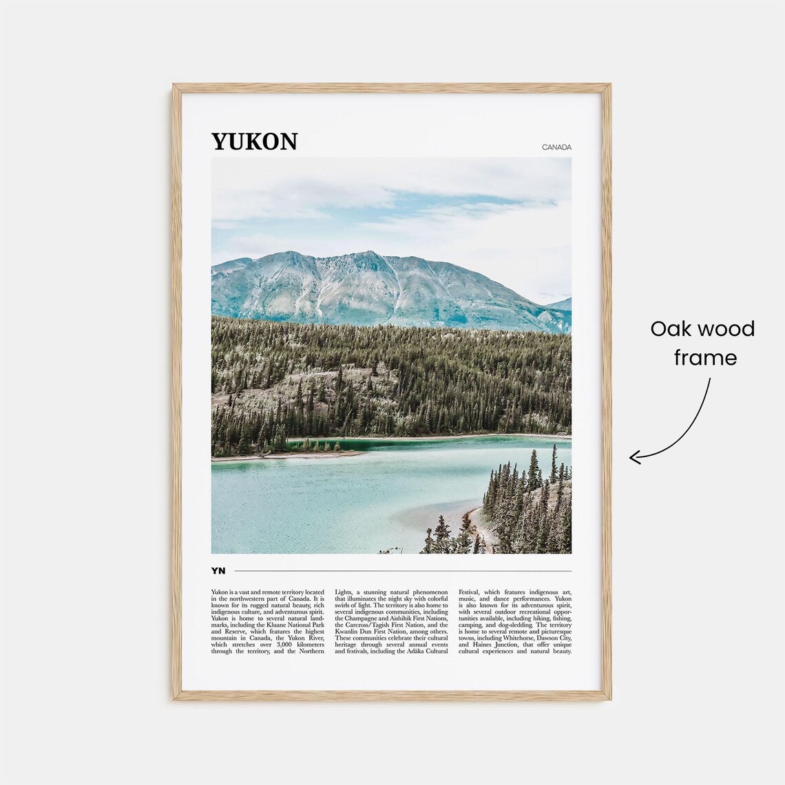 Yukon Travel Poster, Canada Wall Art Print - Image 3