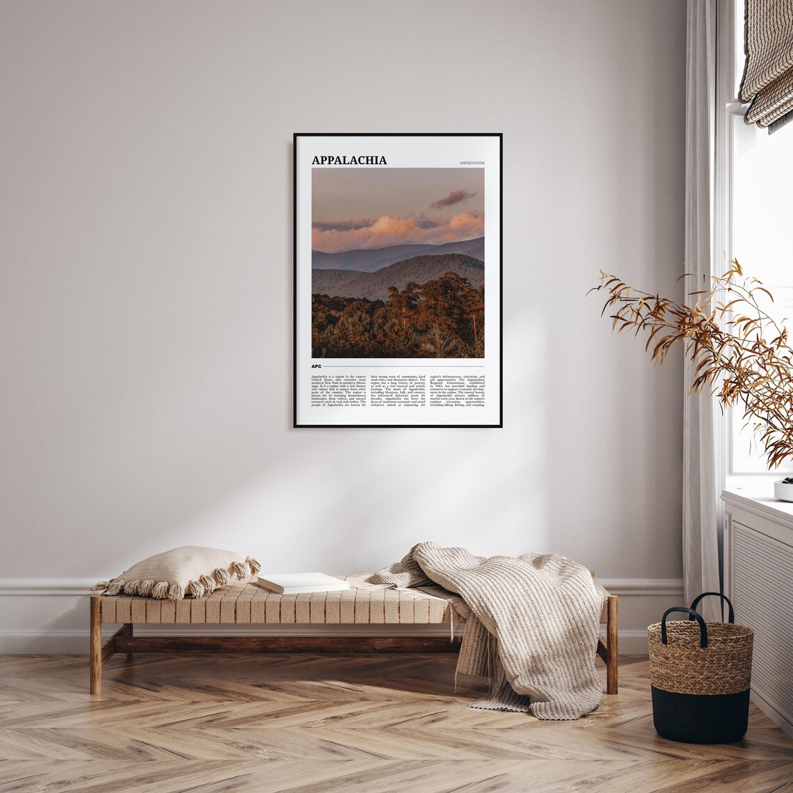 Appalachia Travel Poster, Regional Wall Art Print - Image 4