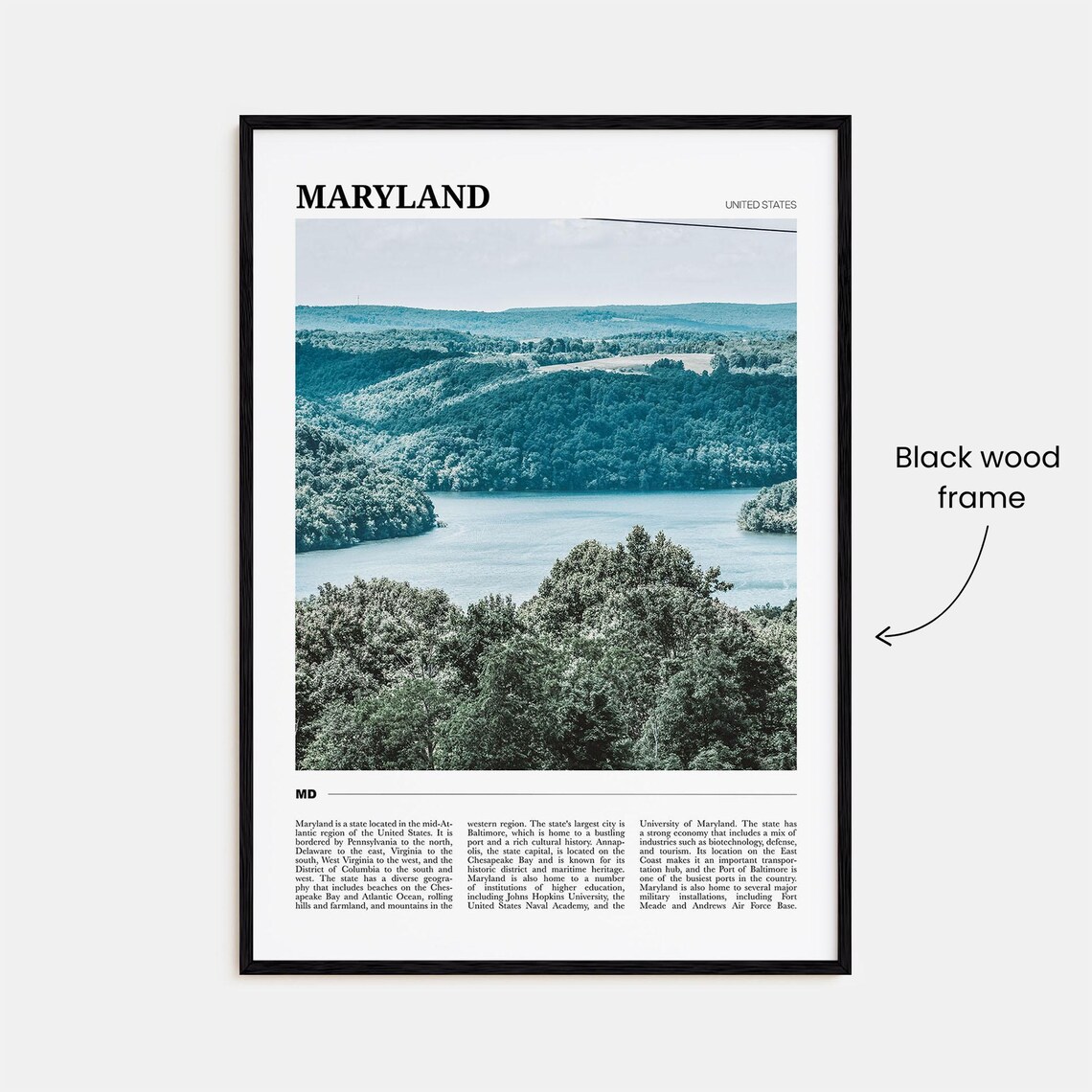 Maryland Decor Travel Poster - Image 2