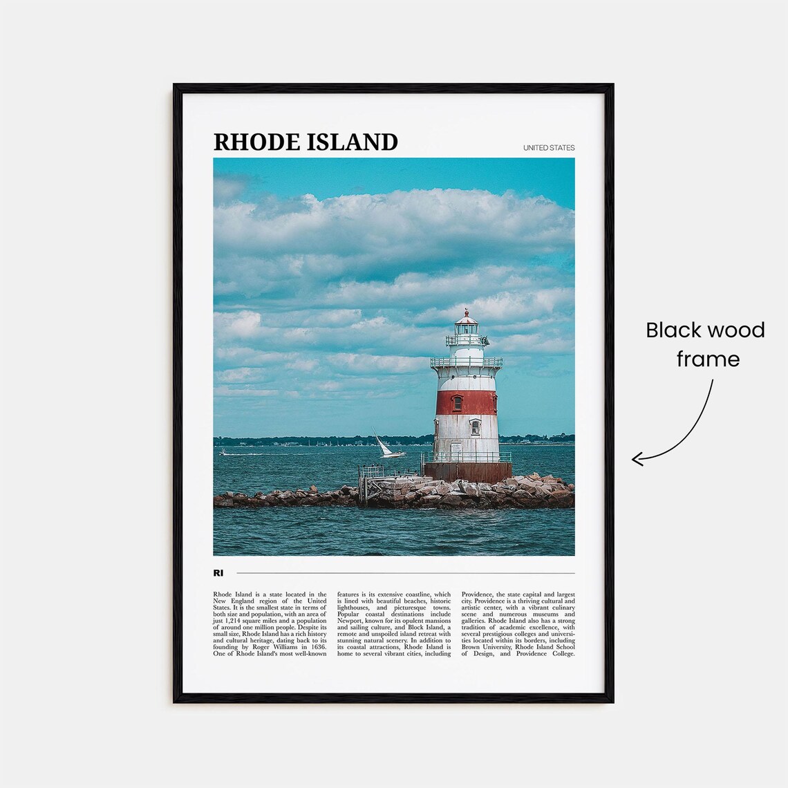 Rhode Island Travel Poster, USA Travel Poster - Image 2