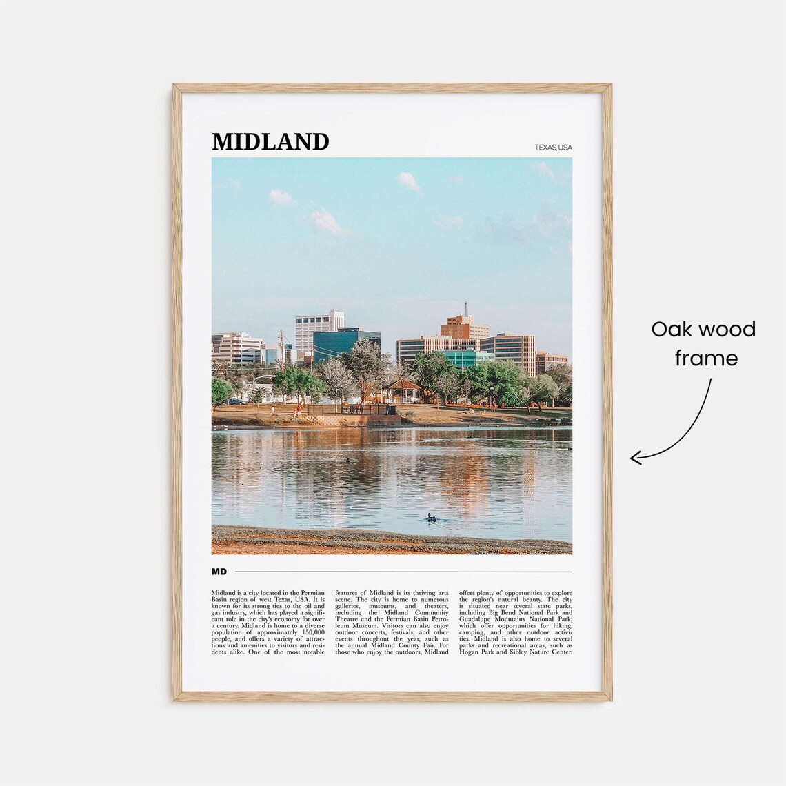 Midland Travel Poster, Texas USA Art Print - Image 3