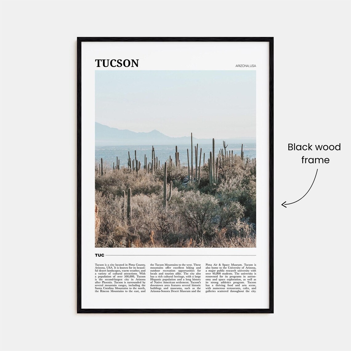 Tucson Travel Poster No. 1, Arizona Travel Poster - Image 2