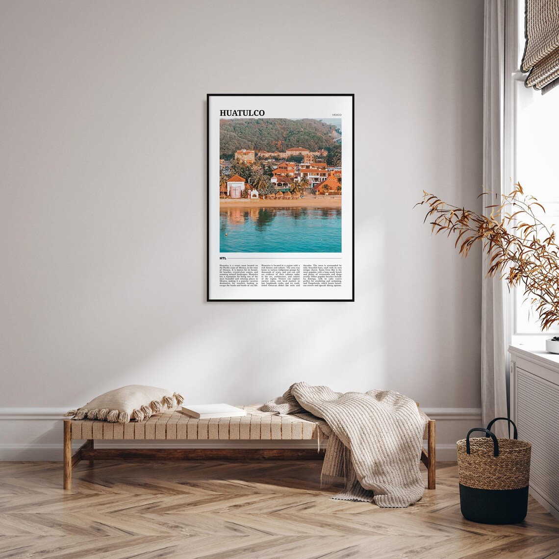 Huatulco Travel Poster, Mexico Wall Art Print - Image 4