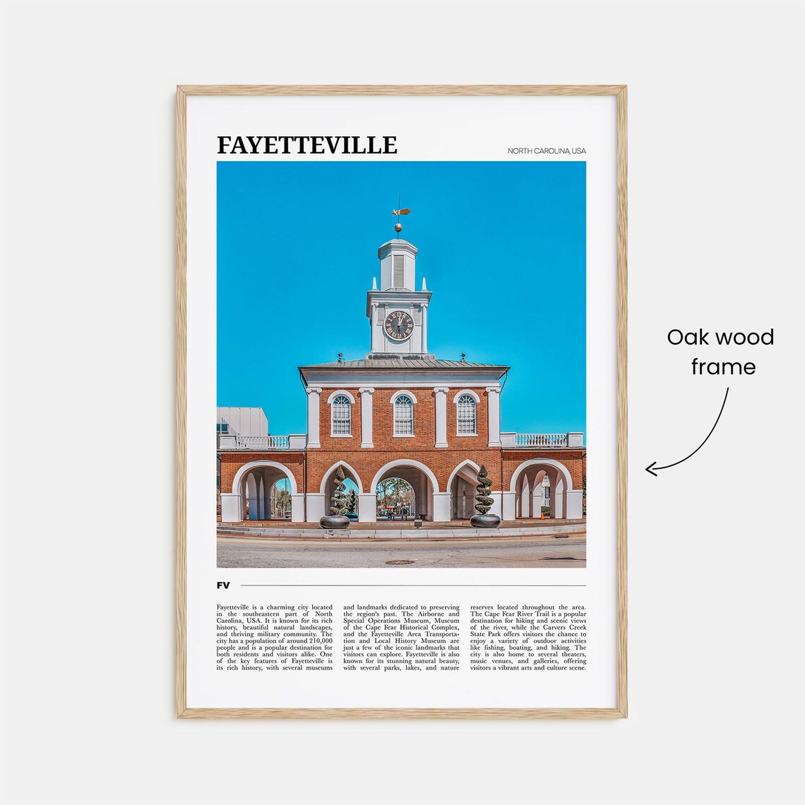 Fayetteville Travel Poster, North Carolina Poster Print - Image 3