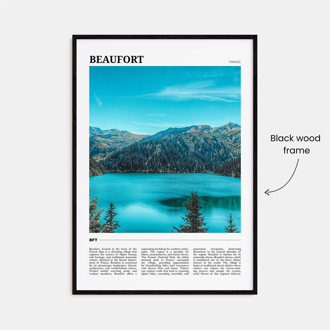 Beaufort Travel Poster France Beaufort Wall Art Beaufort Poster Print Beaufort Photo Beaufort Decor France - Image 2