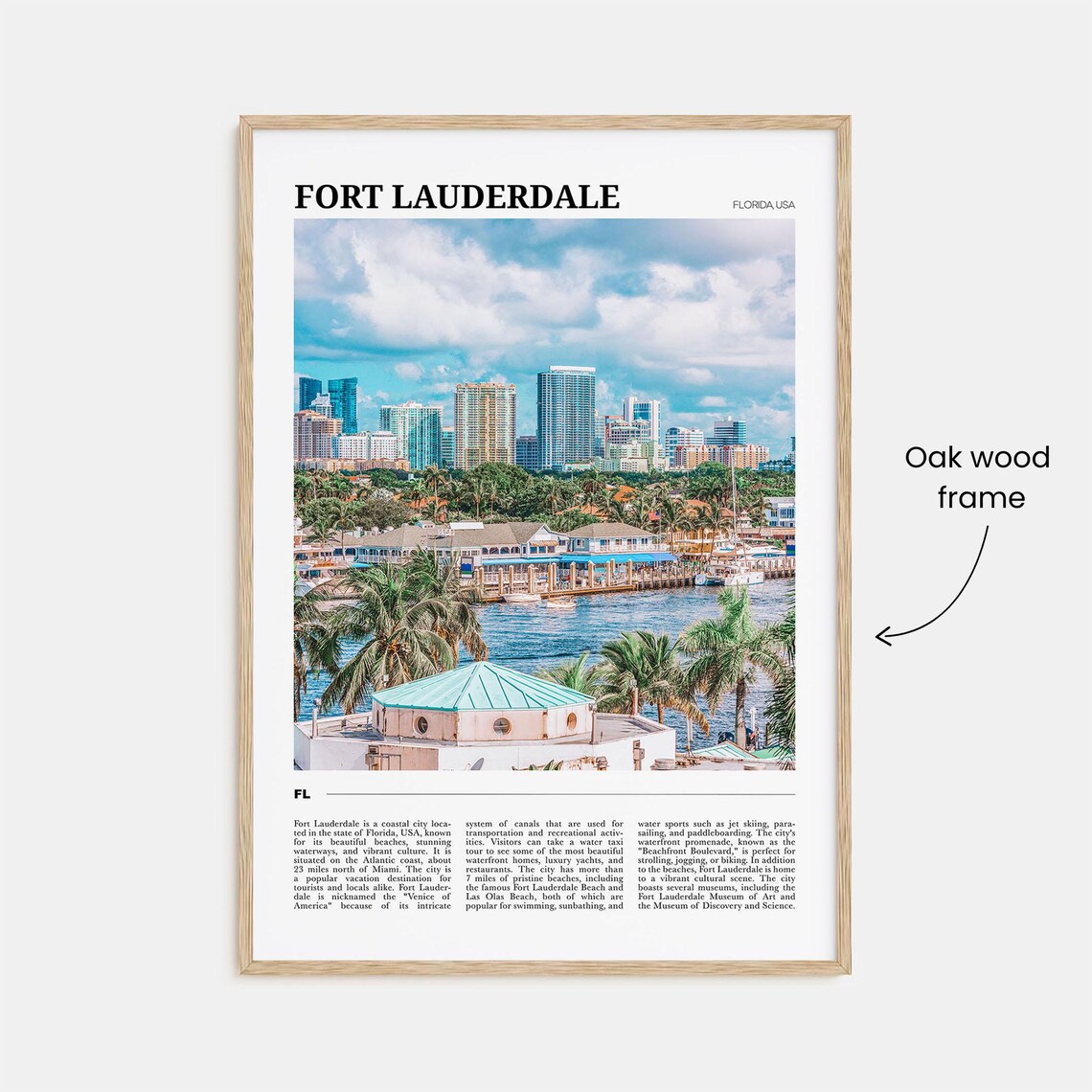 Fort Lauderdale Travel Poster, Florida USA Wall Art - Image 3