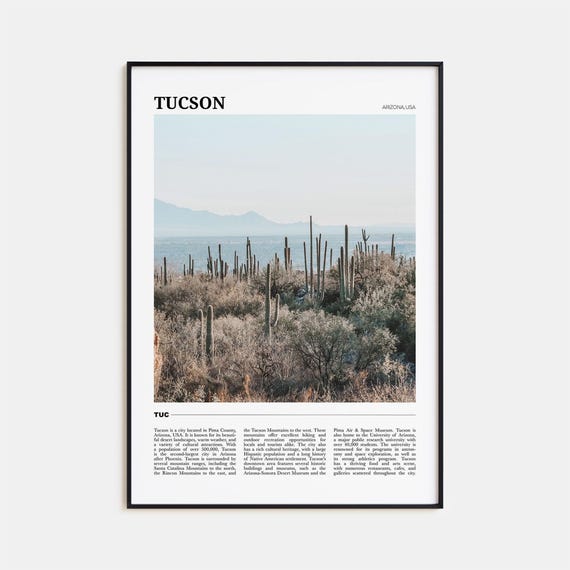 Tucson Travel Poster No. 1, Arizona Travel Poster
