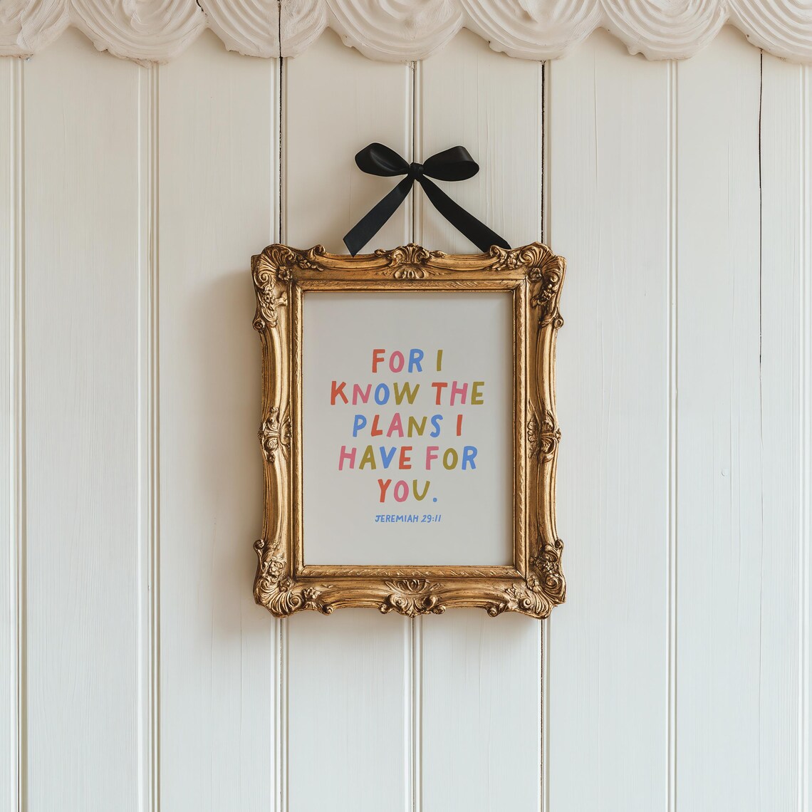 Jeremiah 29:11 Plans I Have For You Colorful Kids Room Poster - Image 3