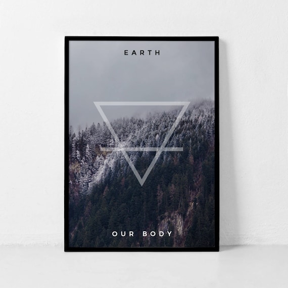 Earth Our Body, Scandinavian Forest Art Print