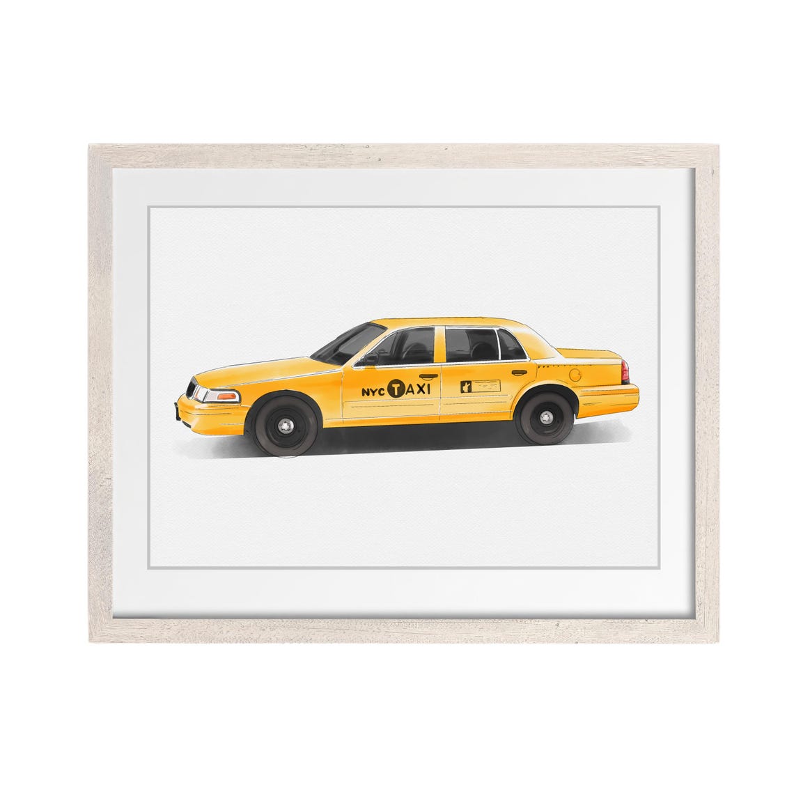 Custom Black Mitsubishi SUV Watercolor Portrait Car Lover Poster - Image 2