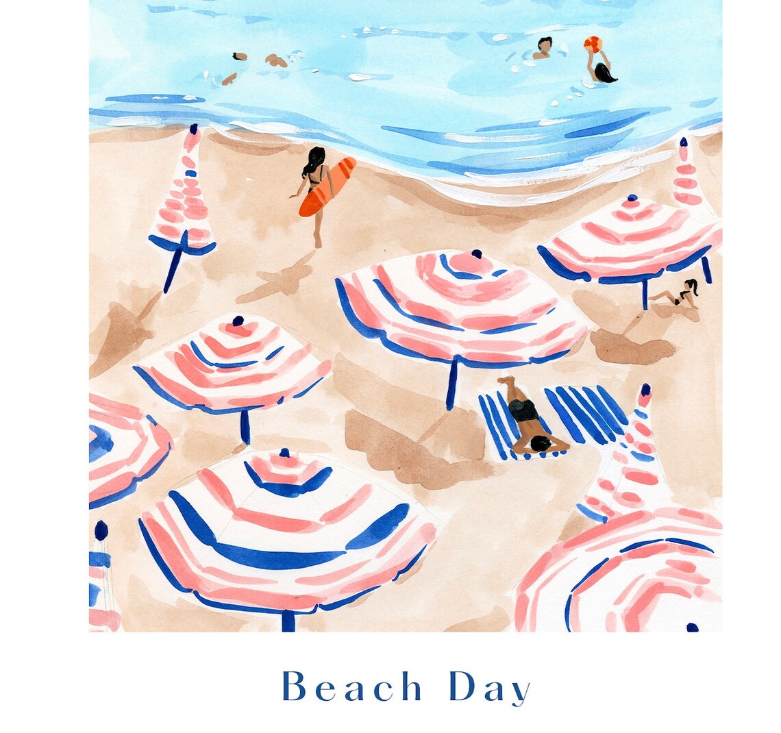 Beach Print Ocean Wall Art, Coastal Home Decor - Image 3