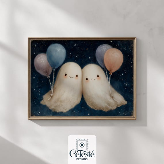 Halloween Print Cute Wall Art Decor Prints Fall