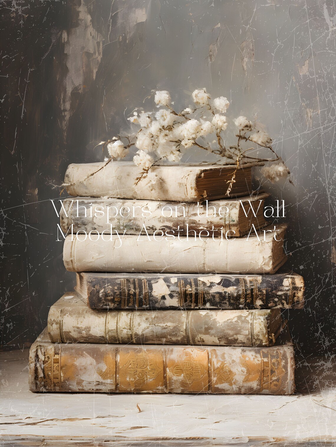 Light Academia Winter Bookish Christmas Art Print - Image 4