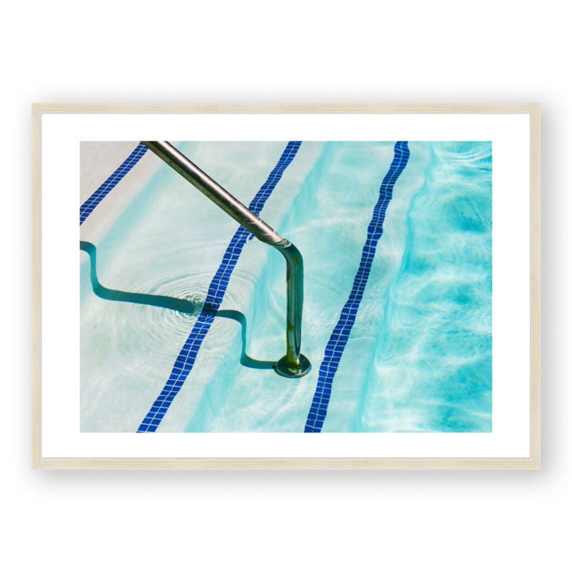 Swimming Pool Print, Palm Springs Boho Room Decor