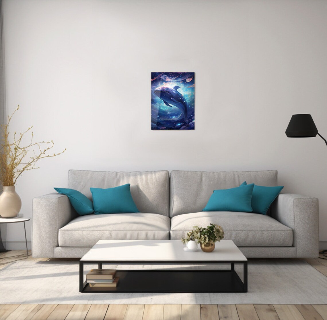 Whale Poster, Sea Life Art Print - Image 2