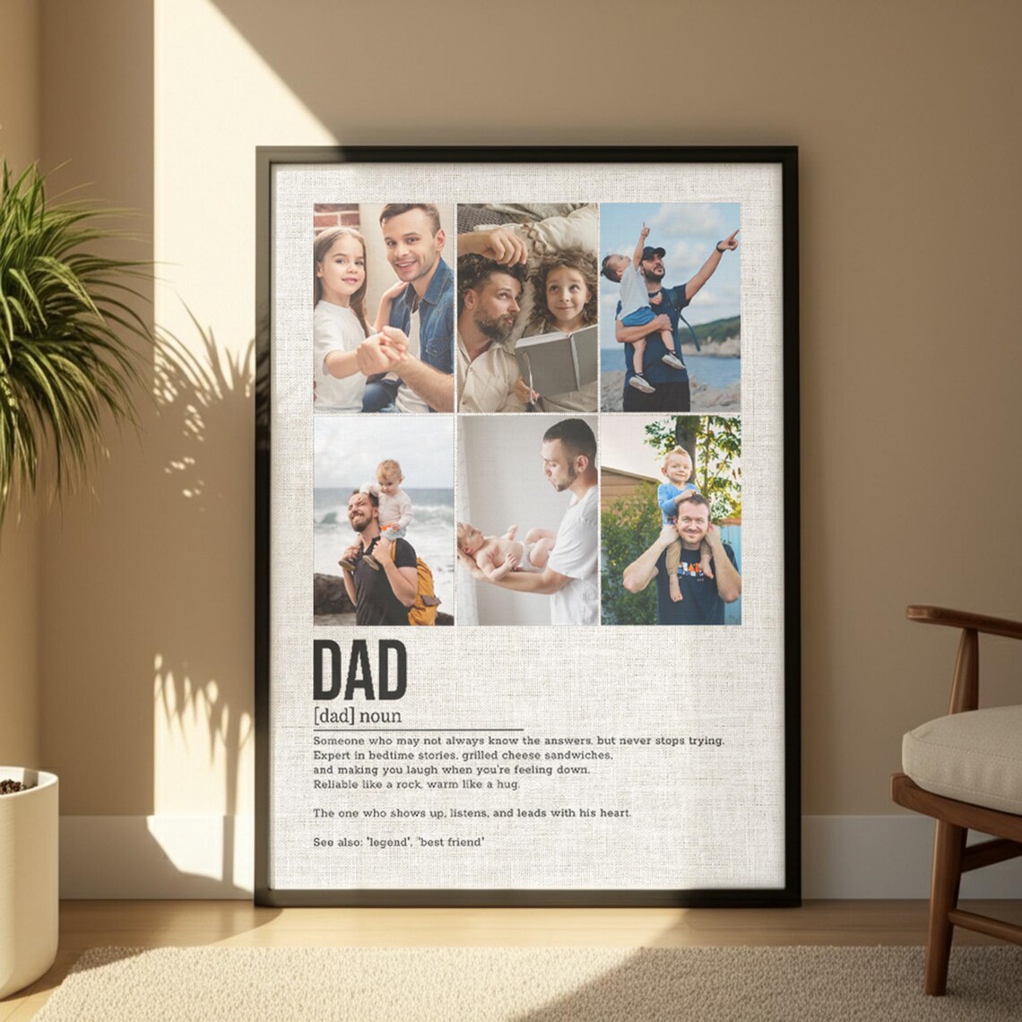 Dad Definition Personalized Photo Gift - Image 4