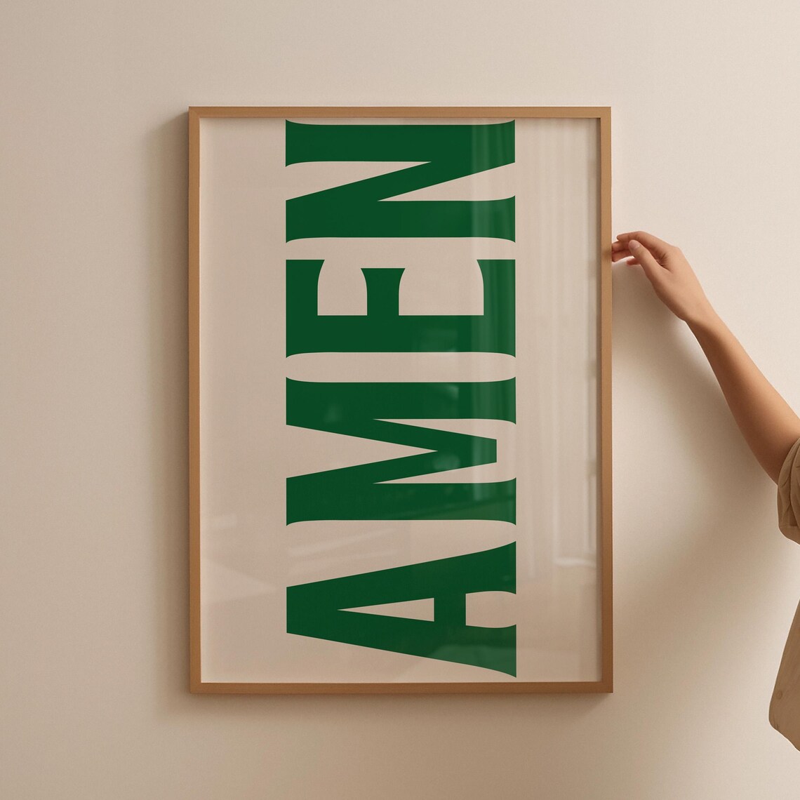 Jesus Typography Retro Christian Wall Art Print - Image 5
