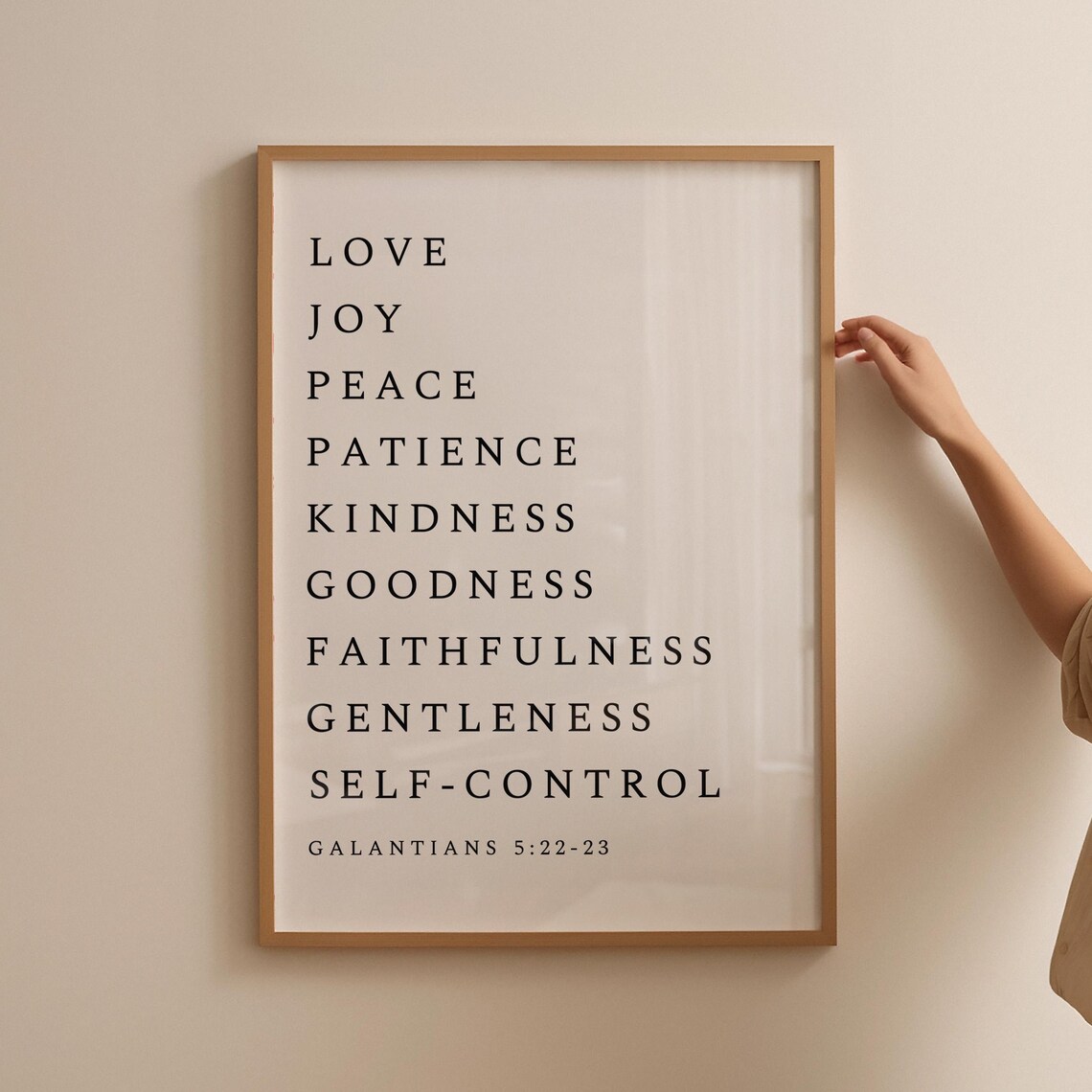Custom Bible Verse Scripture Poster, Christian Wall Art - Image 3