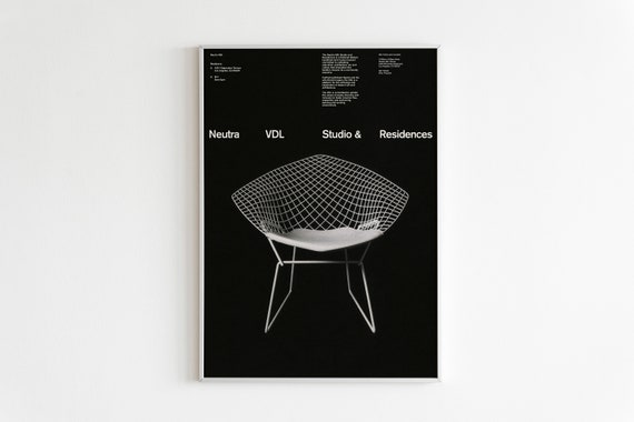 Original Bauhaus Chairs Poster Bauhaus Exhibition Poster Bauhaus Wall Art Iconic Mid Century Chairs Poster Furniture Bauhaus Design