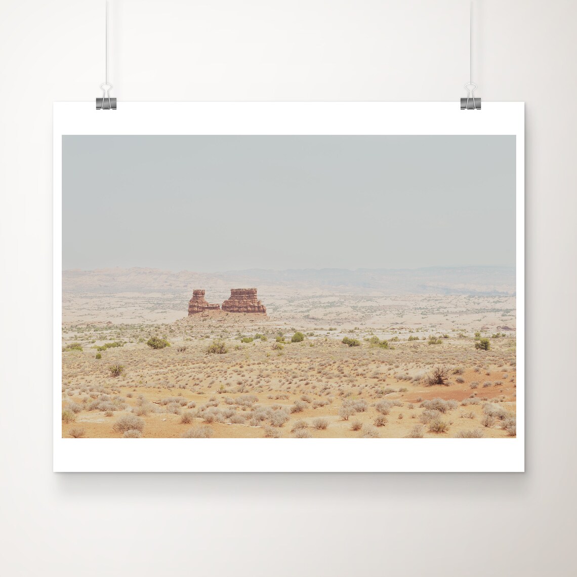 Arches National Park Utah Desert Red Rock Landscape Photography Poster