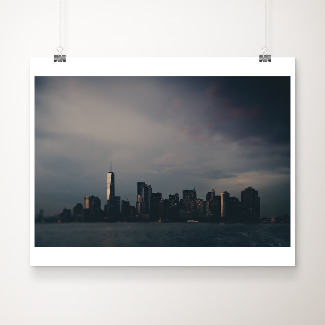 Manhattan Skyline Dusk One World Trade Center Photography Print