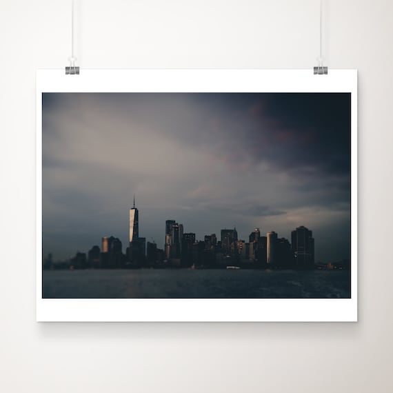 Manhattan Skyline Dusk One World Trade Center Photography Print