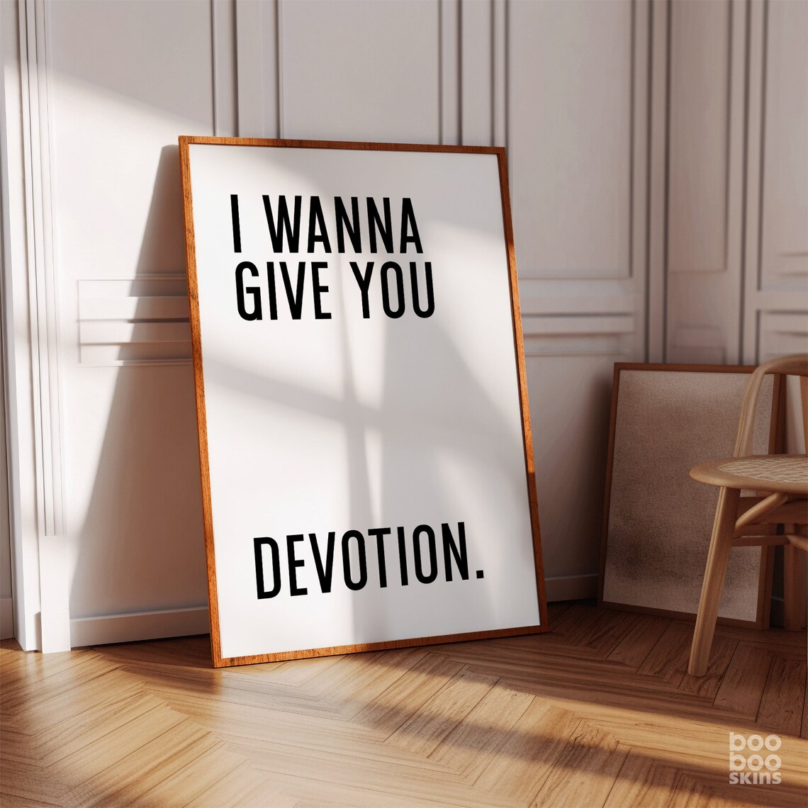 I Wanna Give You Devotion 90s Dance House Music Poster