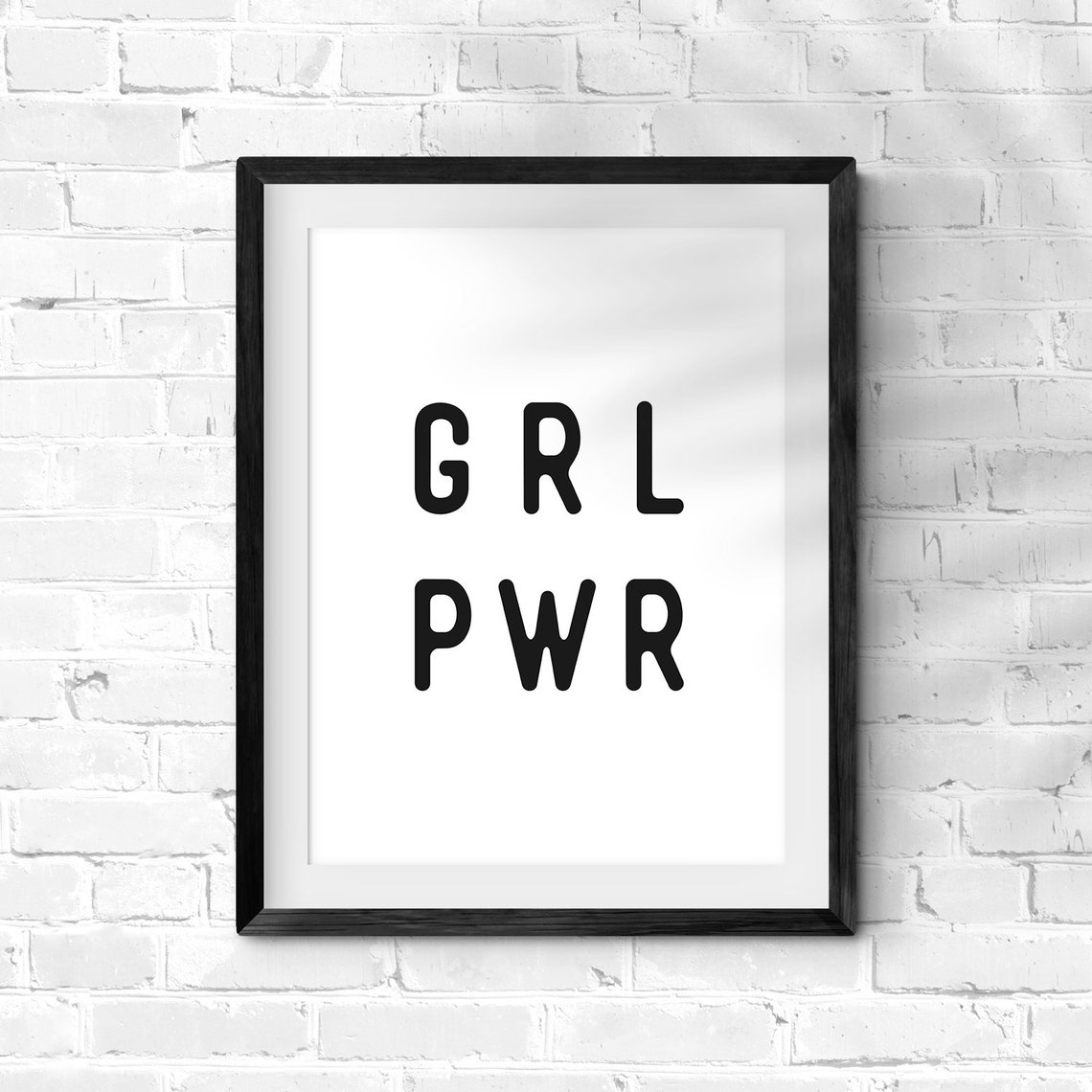 Girl Power Print Girl Pwr Wall Art Printable Wall Art For Girls Room Decor Daughter Room Decor Girly Wall Art Teen Girl Wall Art - Image 2
