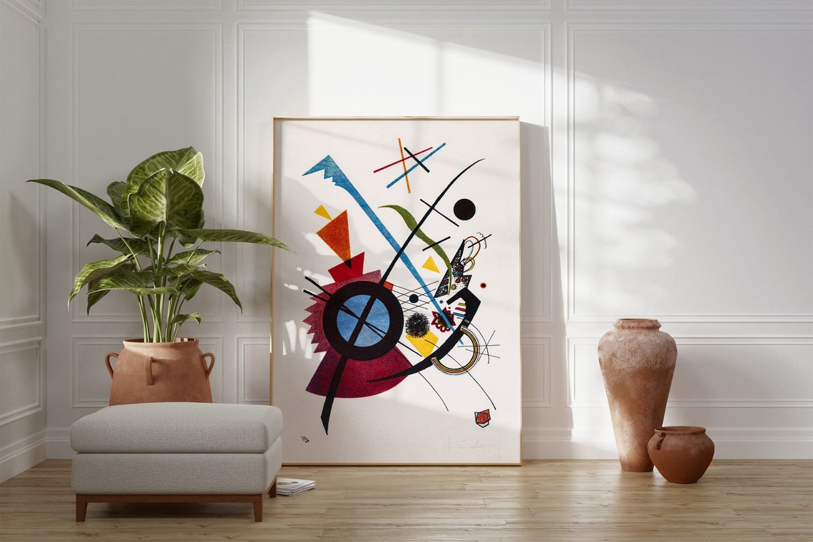 Wassily Kandinsky Violet Geometric Abstract Minimalist Art Poster - Image 2