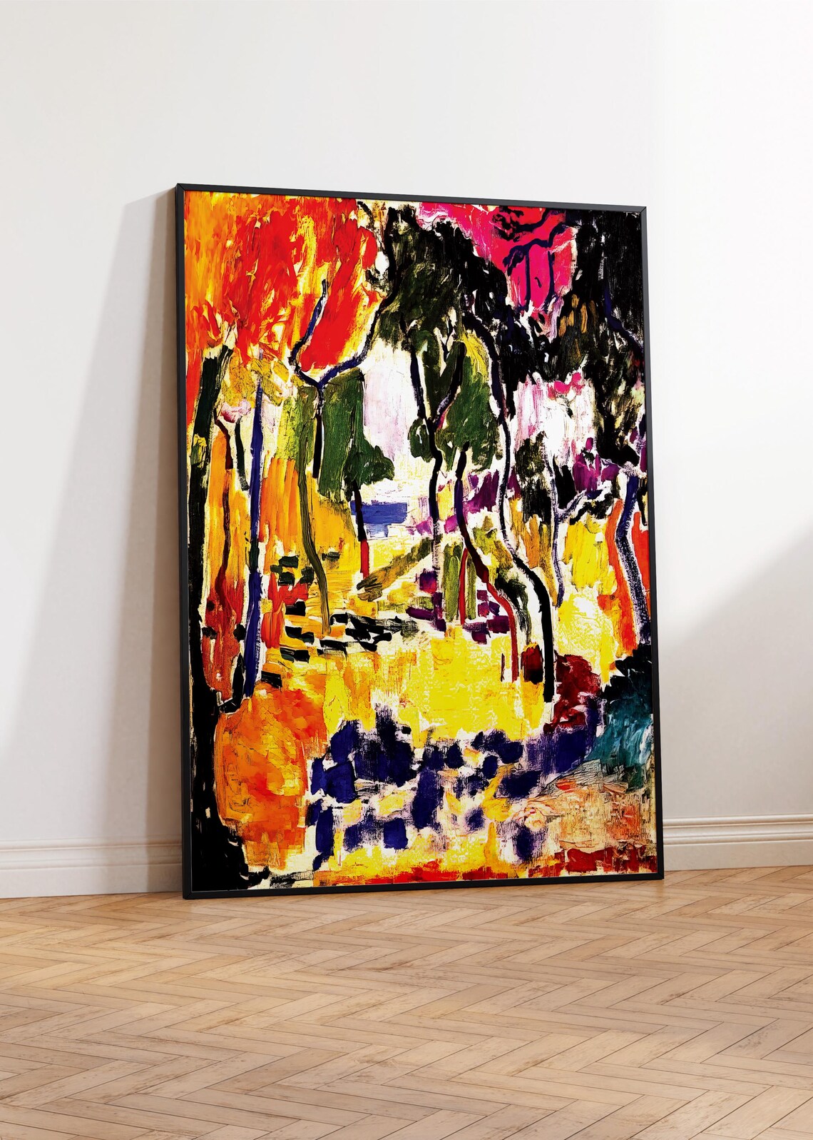 Henri Matisse Collioure Countryside Fauvist Autumn Trees Painting Poster - Image 5
