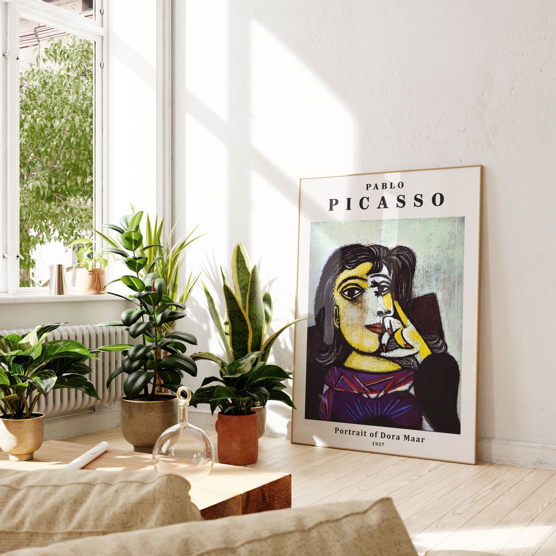 Pablo Picasso Portrait of Dora Maar 1937 Cubist Painting Poster - Image 4
