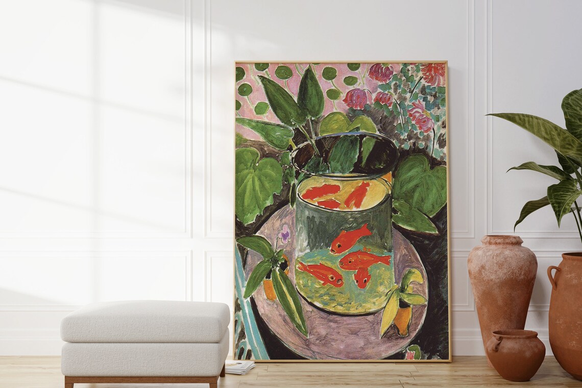 Henri Matisse The Goldfish, Colorful Art Print - Image 3