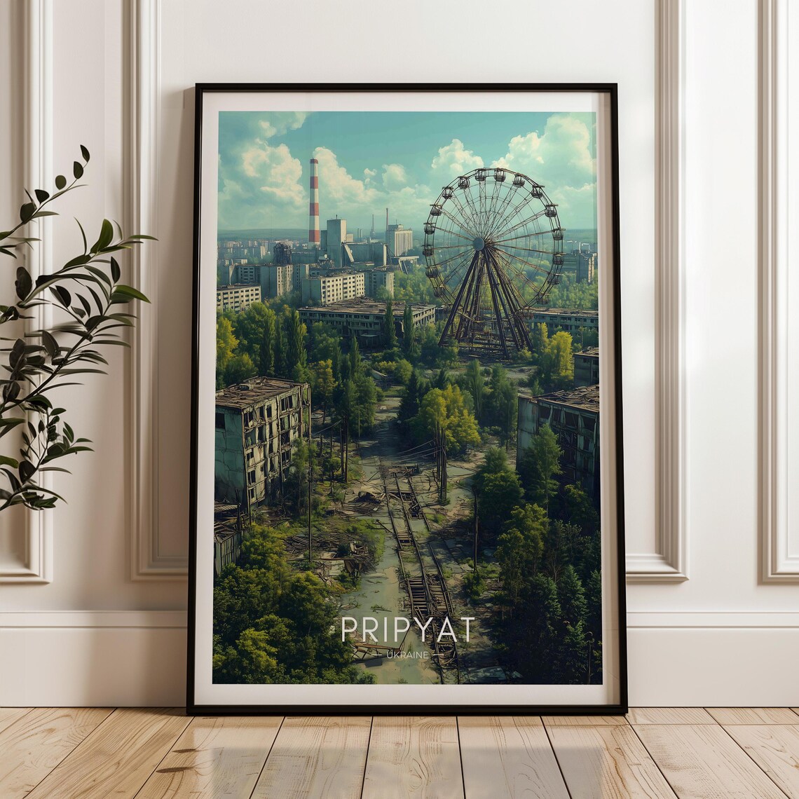 Pripyat Travel Poster, Ukraine Travel Poster
