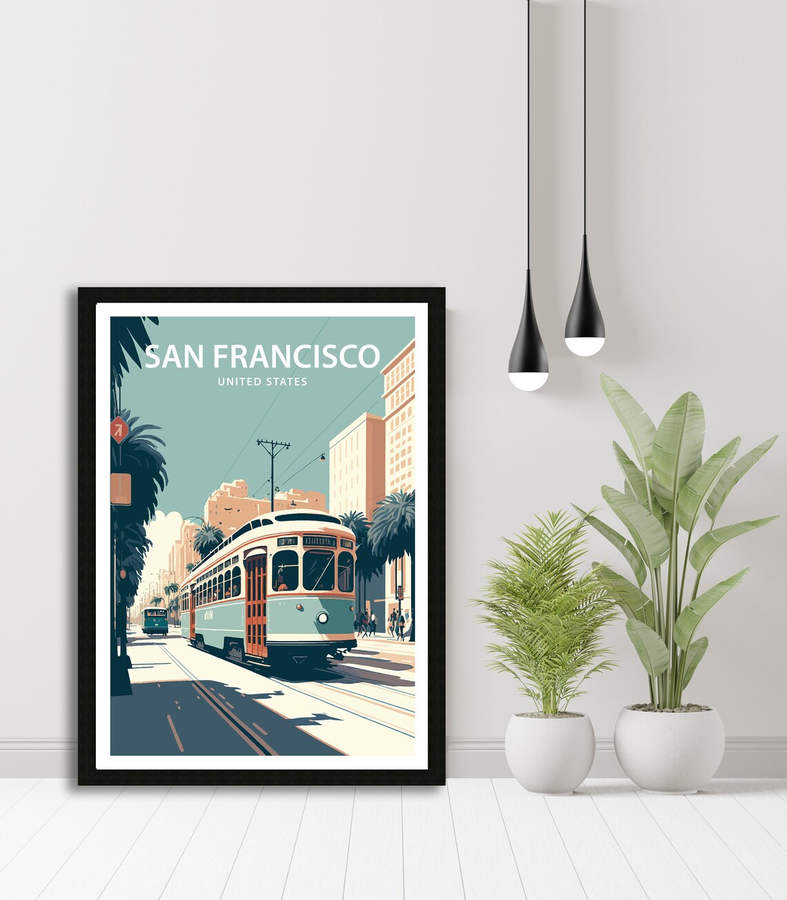 San Francisco Travel Poster, City Wall Decor - Image 3