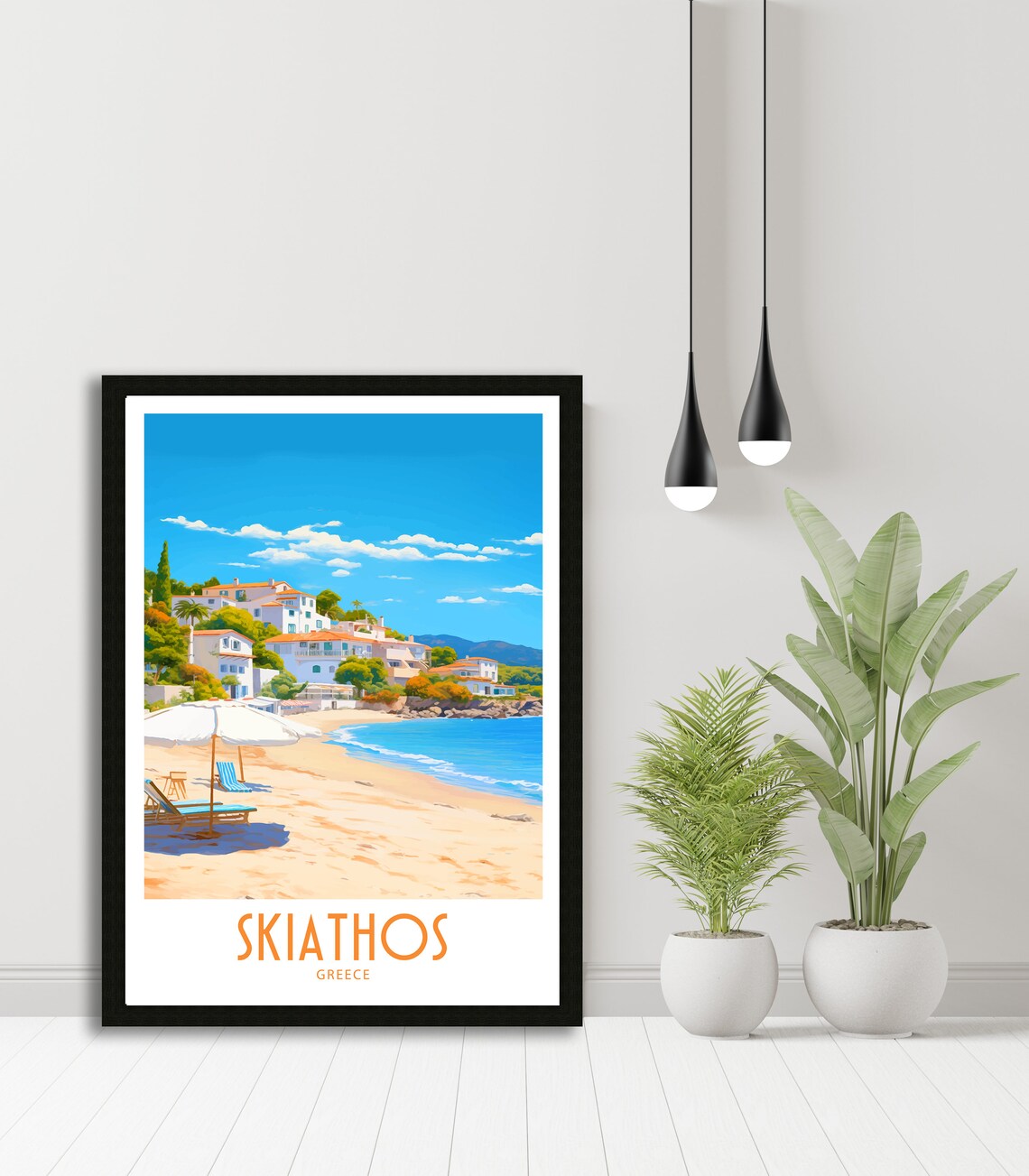 Skiathos Wall Decor Gift Lover Poster - Image 5