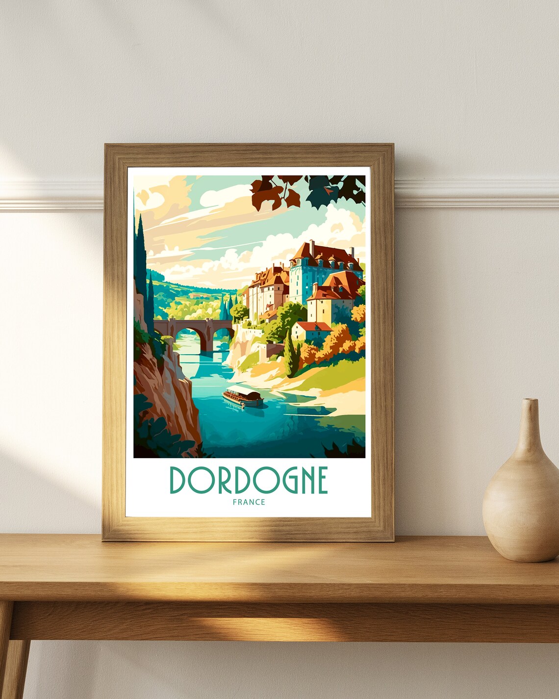 Dordogne France Travel Poster, Home Decor Print - Image 5