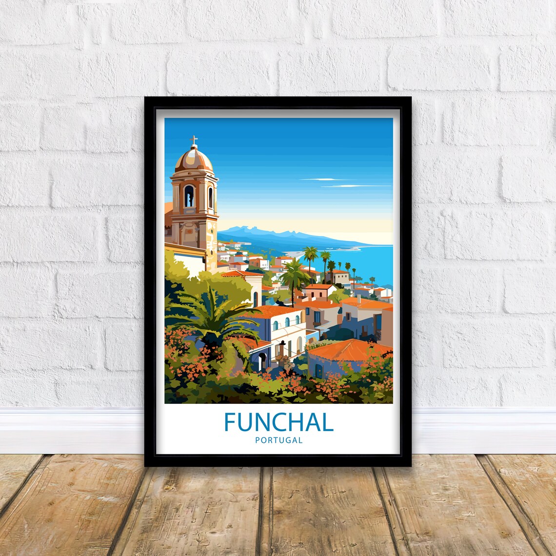 Funchal Travel Art Poster Gift For Funchal - Image 6