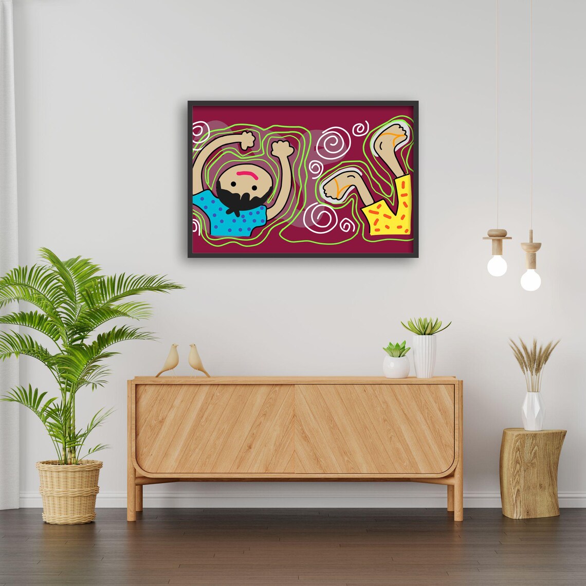 Whimsical Kid Art, Playful Nursery Poster - Image 2